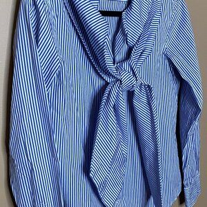 Old Money Ralph Lauren 100% Cotton Striped Button Down Shirt